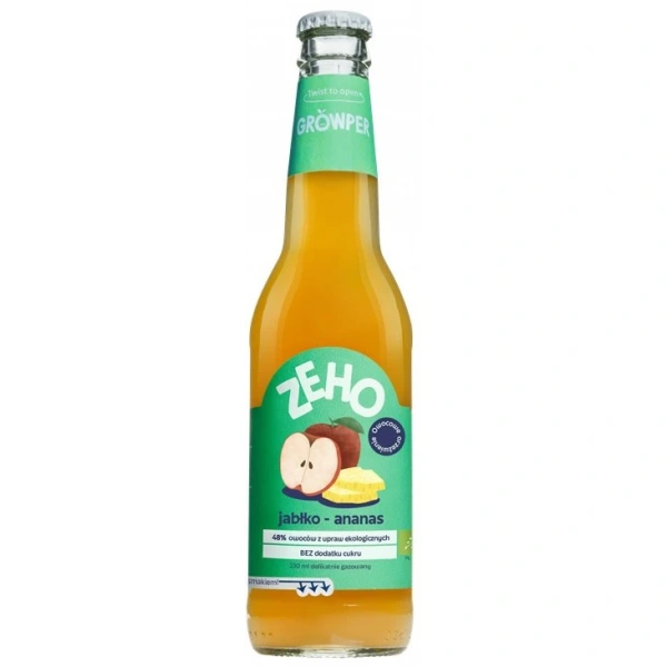ZEHO Lemoniada jabłko-ananas BIO 330 ml