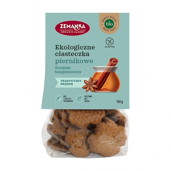 Zemanka ciastka piernikowe bezglutenowe bio 100 g