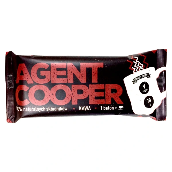 Zmiany zmiany baton kawowy ""agent cooper"" bezglutenowy 70 g