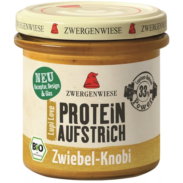 Zwergenwiese pasta proteinowa z cebulą i czosnkiem bezglutenowa bio 135 g
