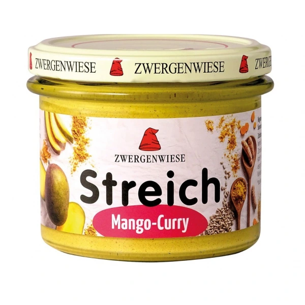 Zwergenwiese pasta słonecznikowa z mango i curry bezglutenowa bio 180 g