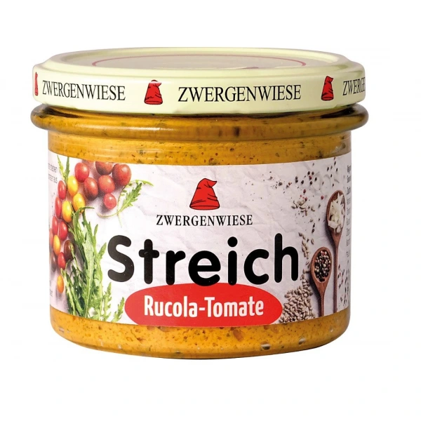 Zwergenwiese pasta słonecznikowa z rukolą i pomidorami bezglutenowa bio 180 g