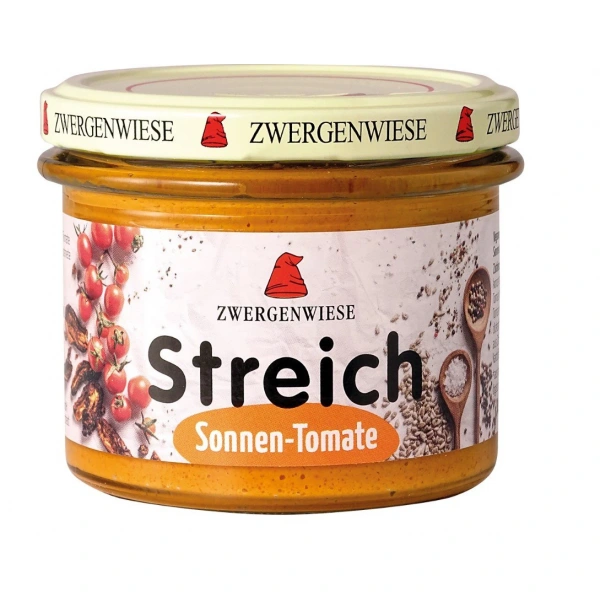 Zwergenwiese pasta słonecznikowa z suszonymi pomidorami bezglutenowa bio 180 g