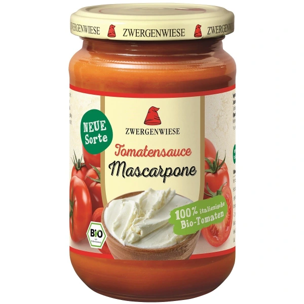Zwergenwiese sos pomidorowy z mascarpone bezglutenowy bio 340 ml