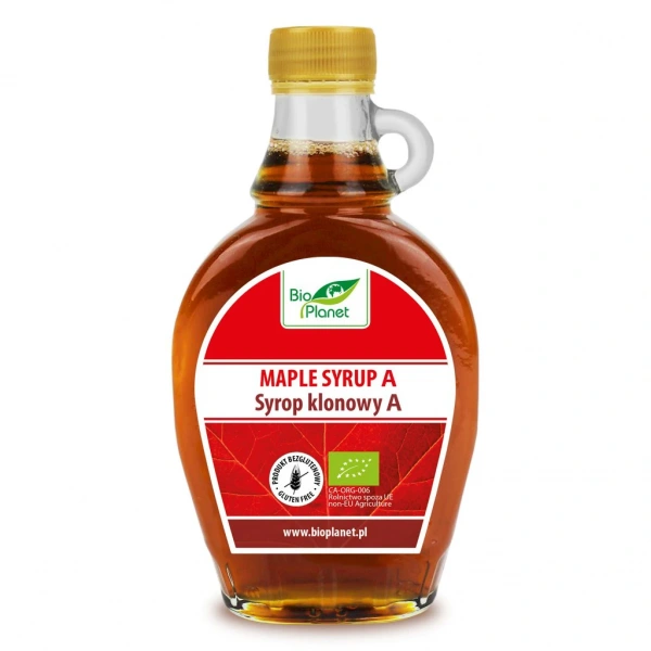bio planet syrop klonowy a bezglutenowy bio 330 g (250 ml)