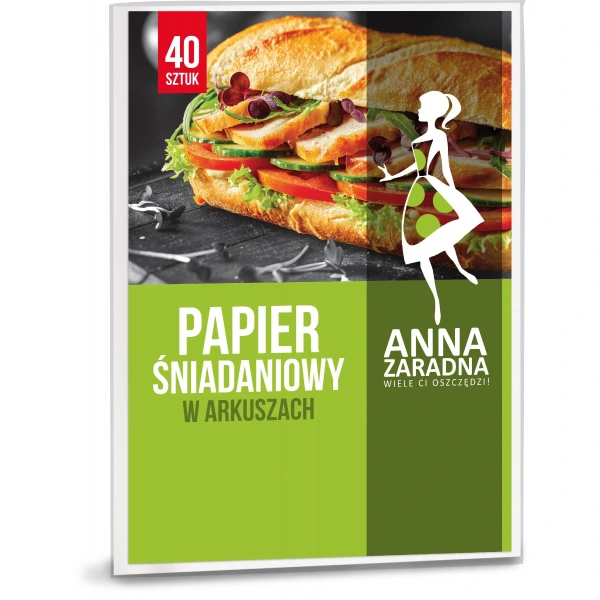 ANNA ZARADNA Papier śniadaniowy w arkuszach 1op.-40szt