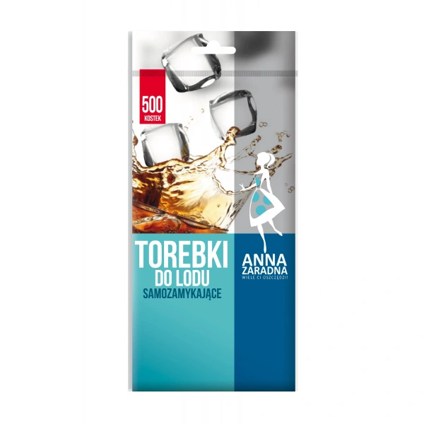 ANNA ZARADNA Torebki samozamykające do lodu 1op.-500 kulek
