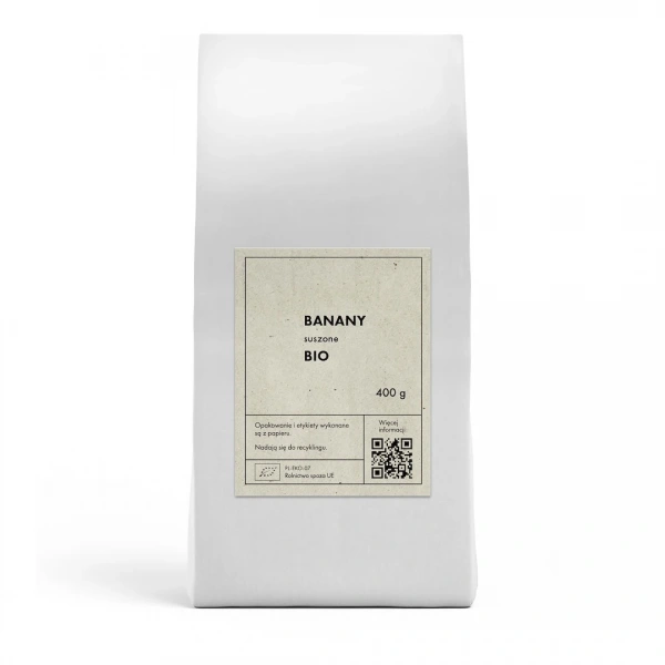 Banany suszone bio 400 g - the planet