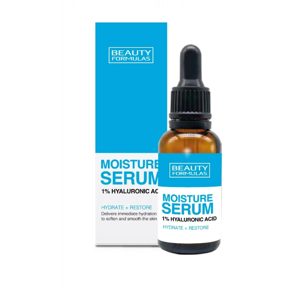 BEAUTY FORMULAS Nawilżające Serum do twarzy - 1% Hyaluronic Acid 30ml