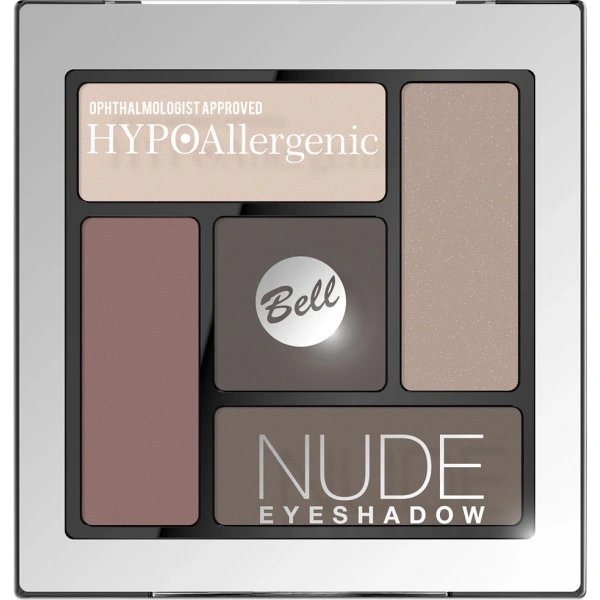Bell Hypoallergenic Cienie do powiek Nude satynowo-kremowe nr 01  1szt