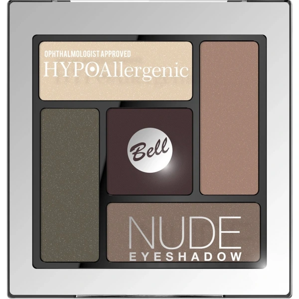 Bell Hypoallergenic Cienie do powiek Nude satynowo-kremowe nr 04  1szt