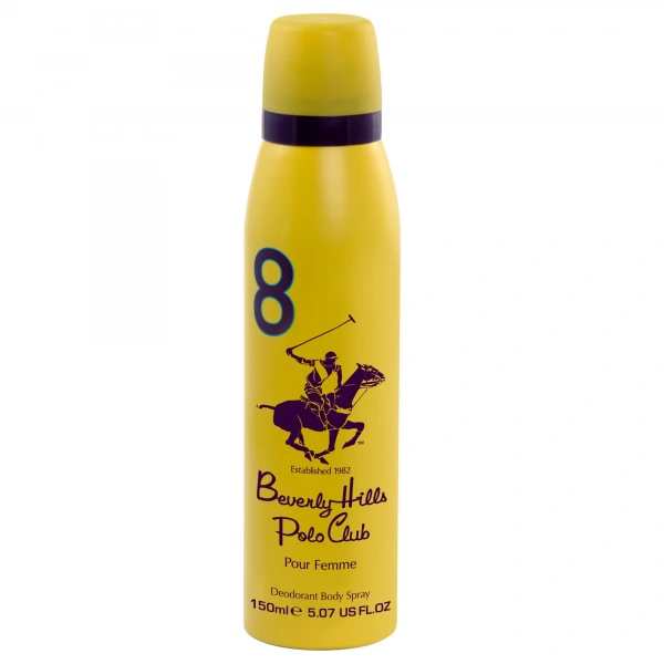 BEVERLY HILLS Polo Club 8 Deo spray dla kobiet 150 ml
