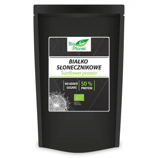 Białko słonecznikowe bio 500 g - bio planet