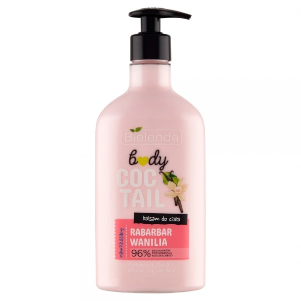 Bielenda Body Coctail Balsam do ciała nawilżający Rabarbar & Wanilia 400ml