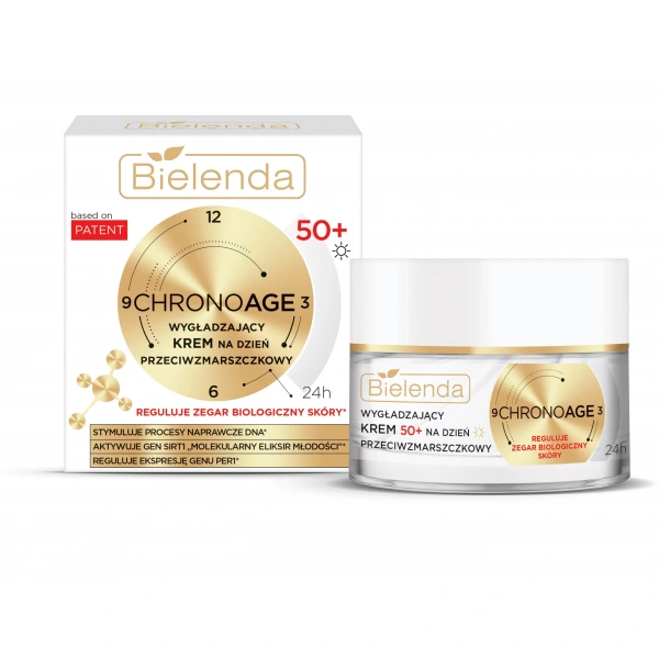 BIELENDA Chrono Age 24h Wygładzający Krem przeciwzmarszczkowy 50+ na dzień 50ml
