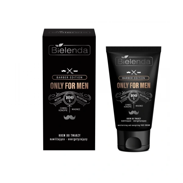 Bielenda Only for Men Barber Edition Krem nawilżająco-energetyzujący do twarzy 50ml