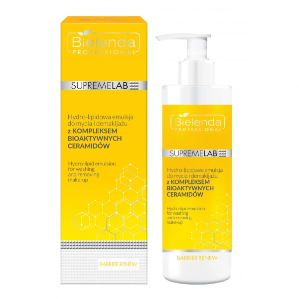BIELENDA Supremelab Barrier Renew Hydro-lipidowa Emulsja do mycia i demakijażu twarzy 200 ml