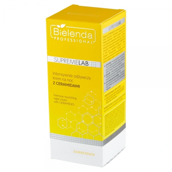BIELENDA Supremelab Barrier Renew Intensywnie odżywczy krem na noc z ceramidami 50 ml