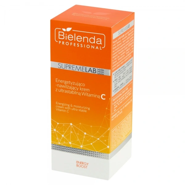 BIELENDA Supremelab Energy Boost  Energetyzująco-nawilżający krem ze stabilną witaminą C 50 ml