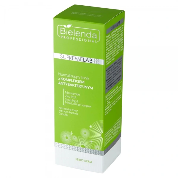 BIELENDA Supremelab Sebio Derm Normalizujący tonik z kompleksem antybakteryjnym 200 ml