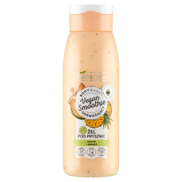 Bielenda Vegan Smoothie Żel pod prysznic odświeżający Melon i Ananas  400g