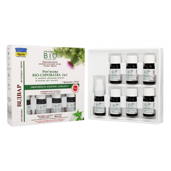 Bio Pharma Laboratory Bio Serum 2w1 z wyciągiem z Łopianu 1op.(10mlx7)