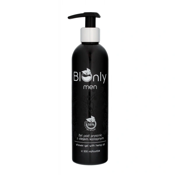 BIOnly Men Żel pod prysznic z olejem konopnym 300ml