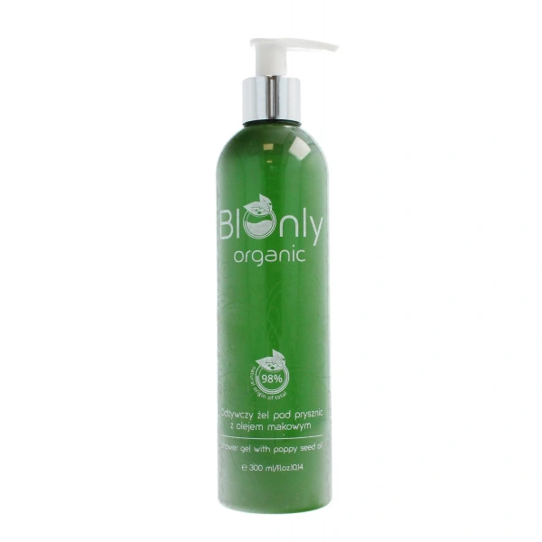 BIOnly Organic Odżywczy Żel pod prysznic z Olejem Makowym 300ml