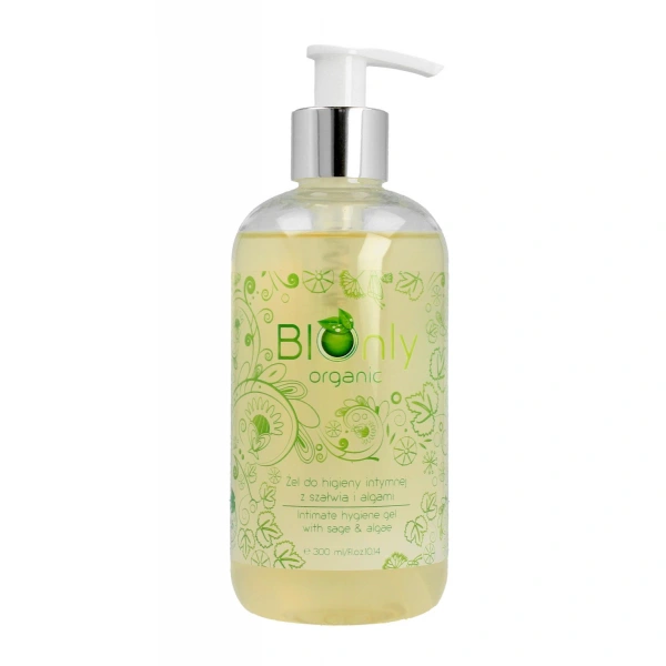 BIOnly Organic Żel do higieny intymnej z szałwią i algami  300ml