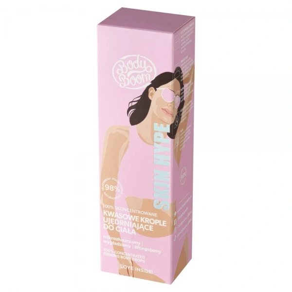 BODY BOOM Skin Hype Kwasowe Krople ujędrniające do ciała (100% skoncentrowane) 100ml