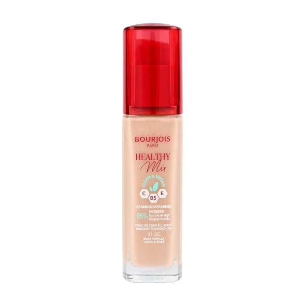 Bourjois Podkład do twarzy Healthy Mix Clean&Vegan - nr 51.5C Rose Vanilla  30ml