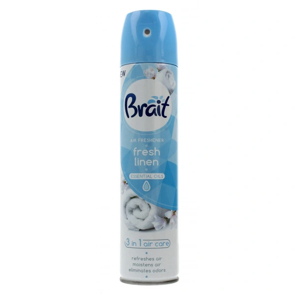 Brait Air Care 3in1 Odświeżacz powietrza klasyczny Fresh Linen  300ml