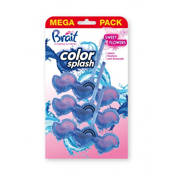 BRAIT Color Splash Kostka WC Sweet Flower 3 x 45 g