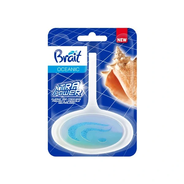 Brait Xtra Power Kostka toaletowa do WC w koszyku -  Oceanic 40g