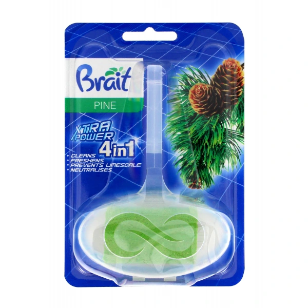 Brait Xtra Power Kostka toaletowa do WC w koszyku -  Pine  40g
