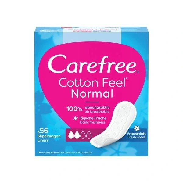 CAREFREE Cotton Feel Normal Wkładki higieniczne 1op.- 56 sztuk