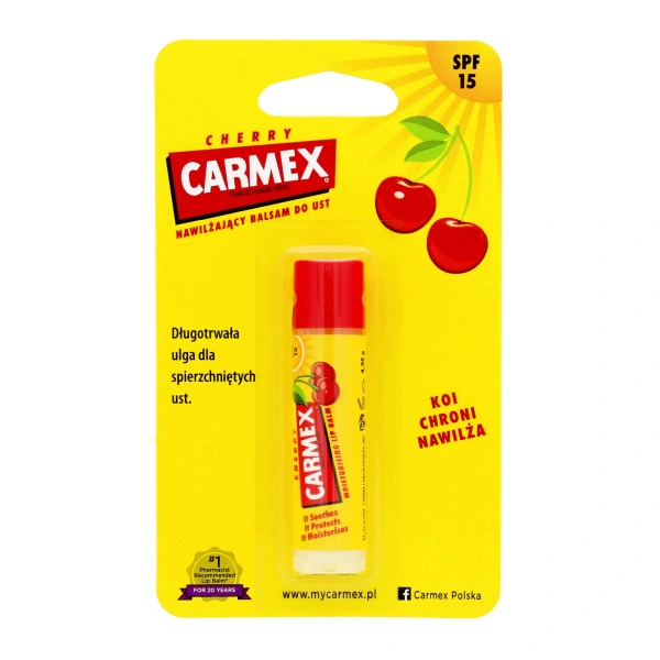 Carmex Nawilżający Balsam do ust w sztyfcie - Cherry 4.25g