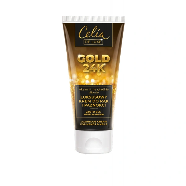 CELIA Gold 24K Luksusowy krem do rąk i paznokci 80 ml
