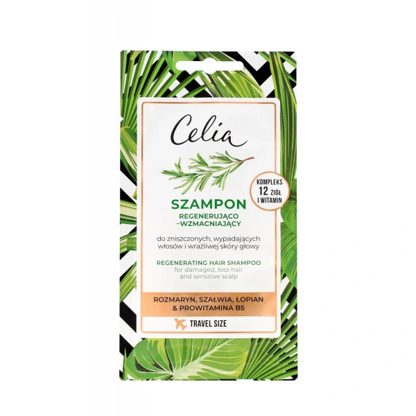 Celia Szampon do włosów regenerująco - wzmacniający 10ml - saszetka