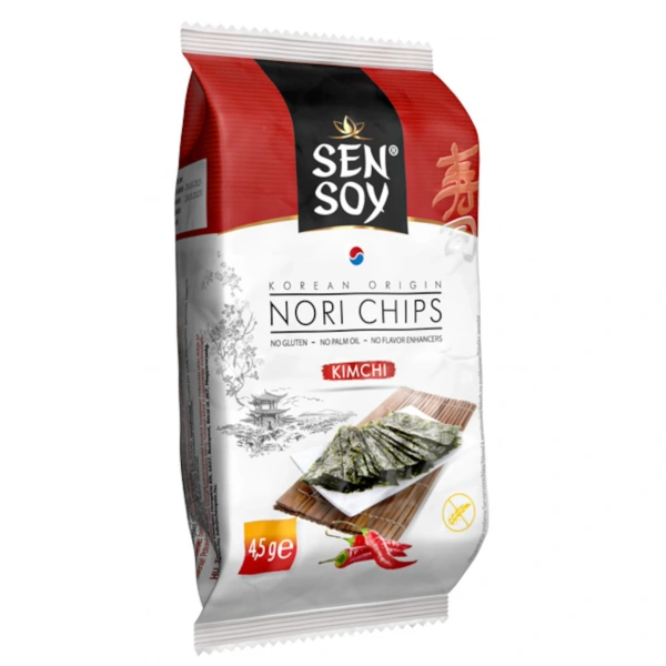 Chipsy nori kimchi bezglutenowe 4,5 g - sen soy