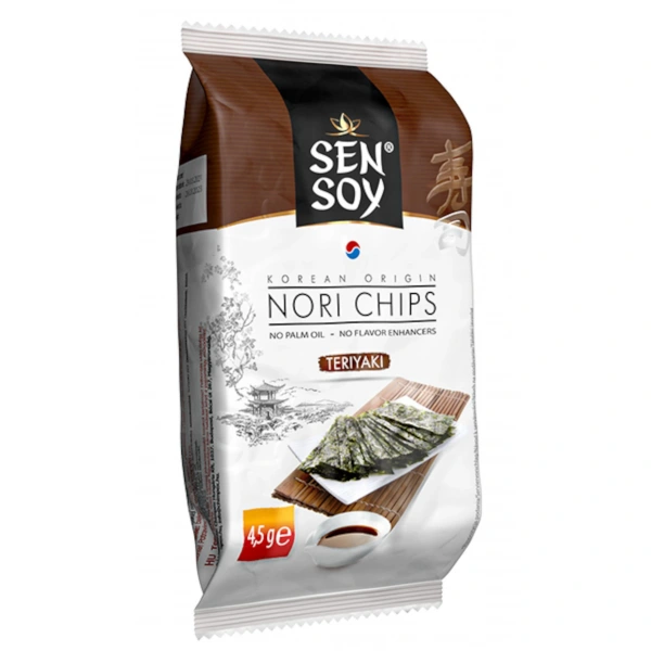 Chipsy nori teriyaki 4,5 g - sen soy
