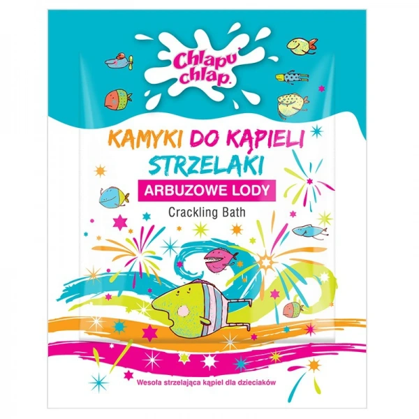 CHLAPU CHLAP Kamyki-Strzelaki do kąpieli Arbuzowe Lody 1op.