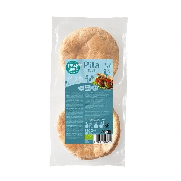 Chleb pita orkiszowy bio 560 g - terrasana