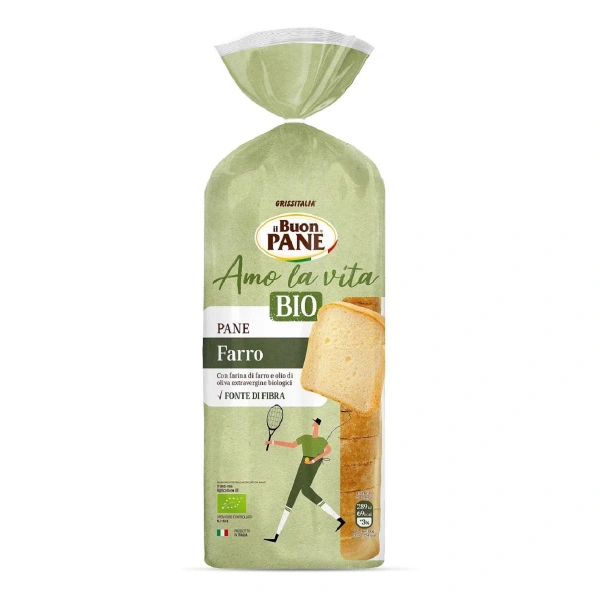 Chleb tostowy orkiszowy krojony bio 400 g - il buon pane
