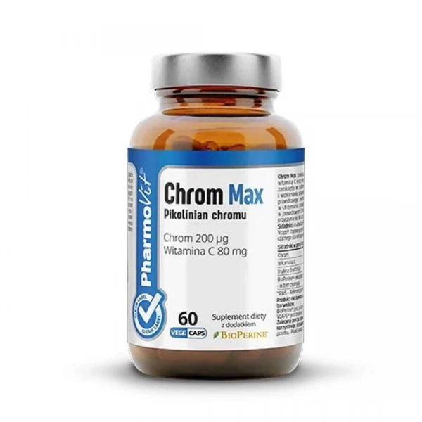 Chrom max bezglutenowy 60 kapsułek - pharmovit