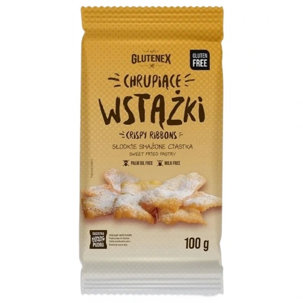 Chrupiące wstążki bezglutenowe 100 g - glutenex (produkt sezonowy)