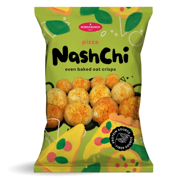 Chrupki proteinowe o smaku pizzy 60 g - nordcrunch