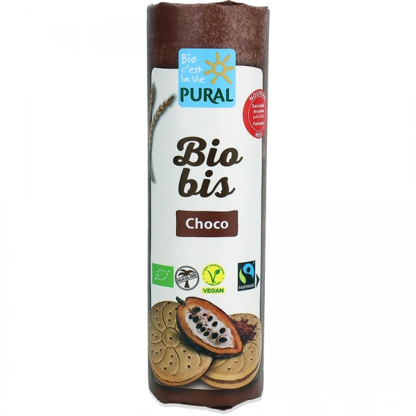 Ciastka markizy z kremem kakaowym wegańskie fair trade bio 320 g - pural (bio bis)