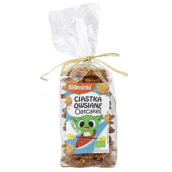 Ciastka owsiane bio 170 g - biominki