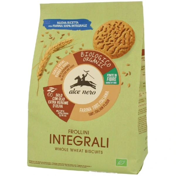 Ciastka pełnoziarniste bio 350 g - alce nero
